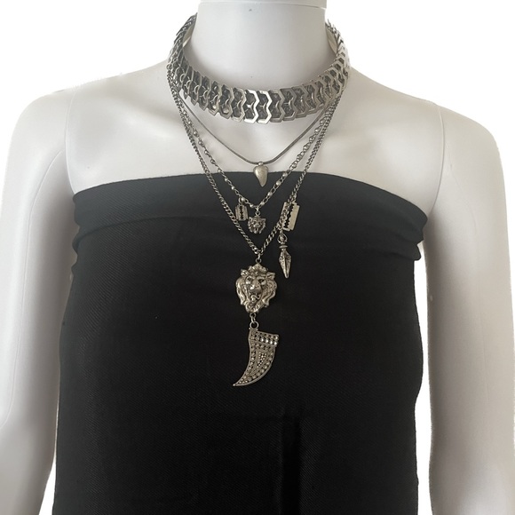 Jewelry - Unique Lion’s Head Necklace/Choker, Gothic, Halloween, GOT